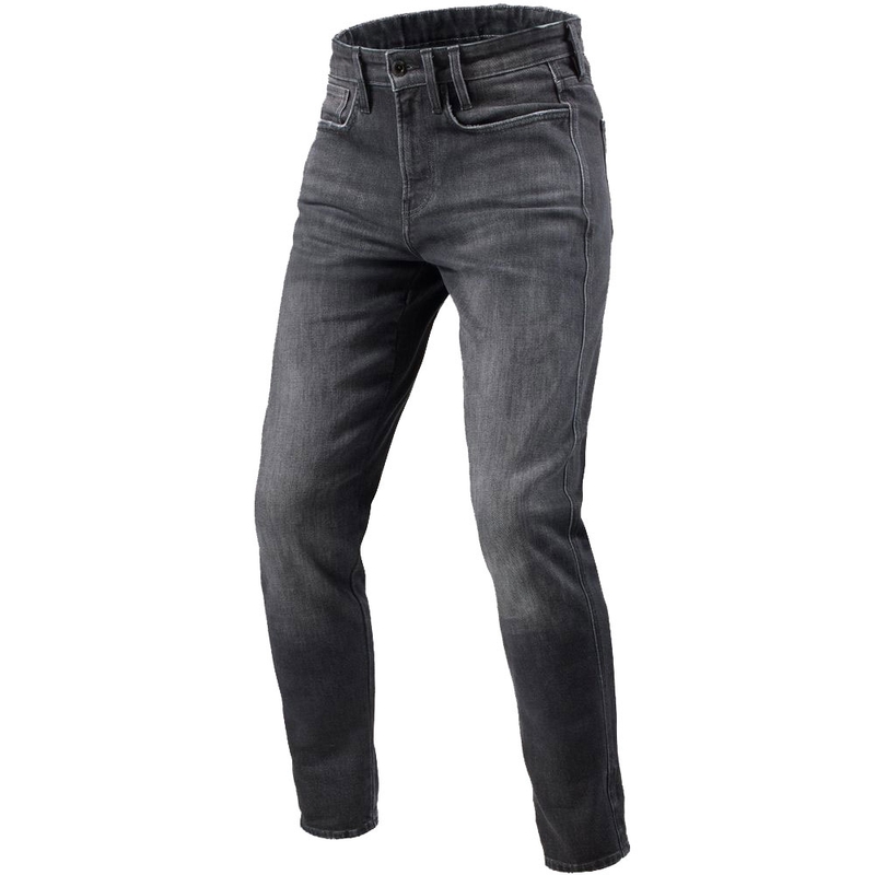 Revit Kai Skinny Extra Cropped motocikla džinsi, vidēji akmens pelēki