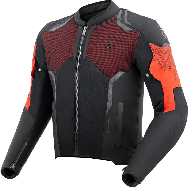Rebelhorn Jax motocikla jaka melni sarkana