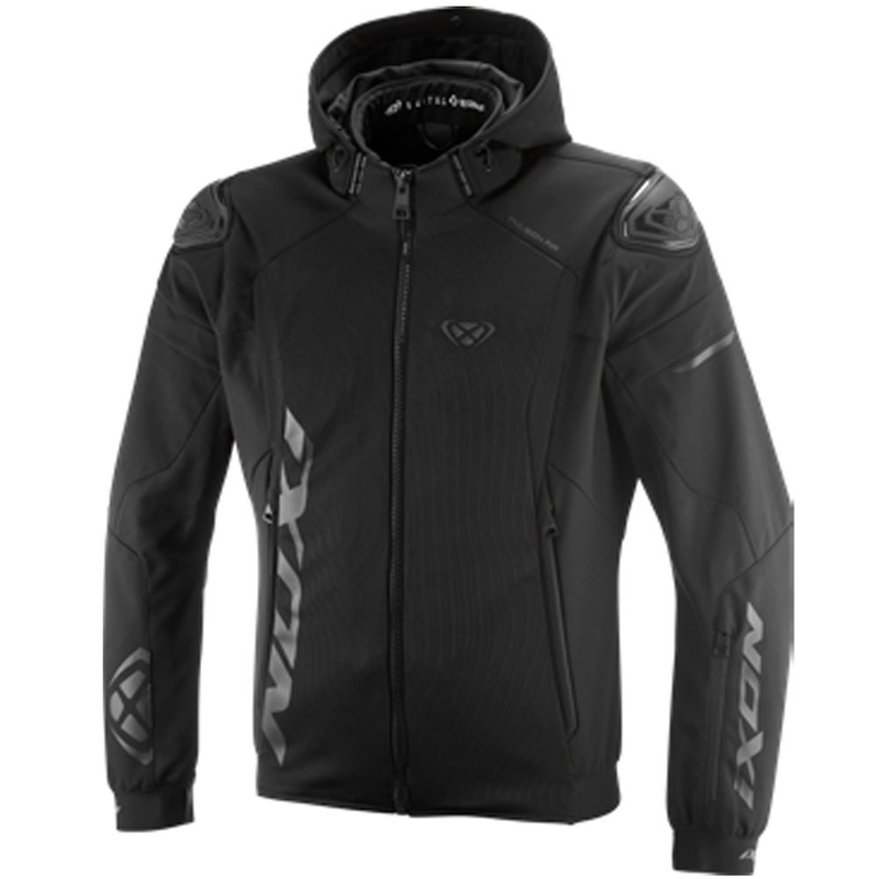 IXON Pulsion Air motocikla jaka melna