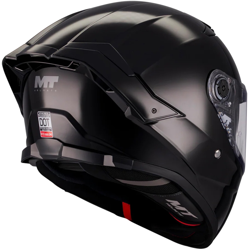 Pilna motocikla ķivere MT Thunder 4 SV Pure A1 melna