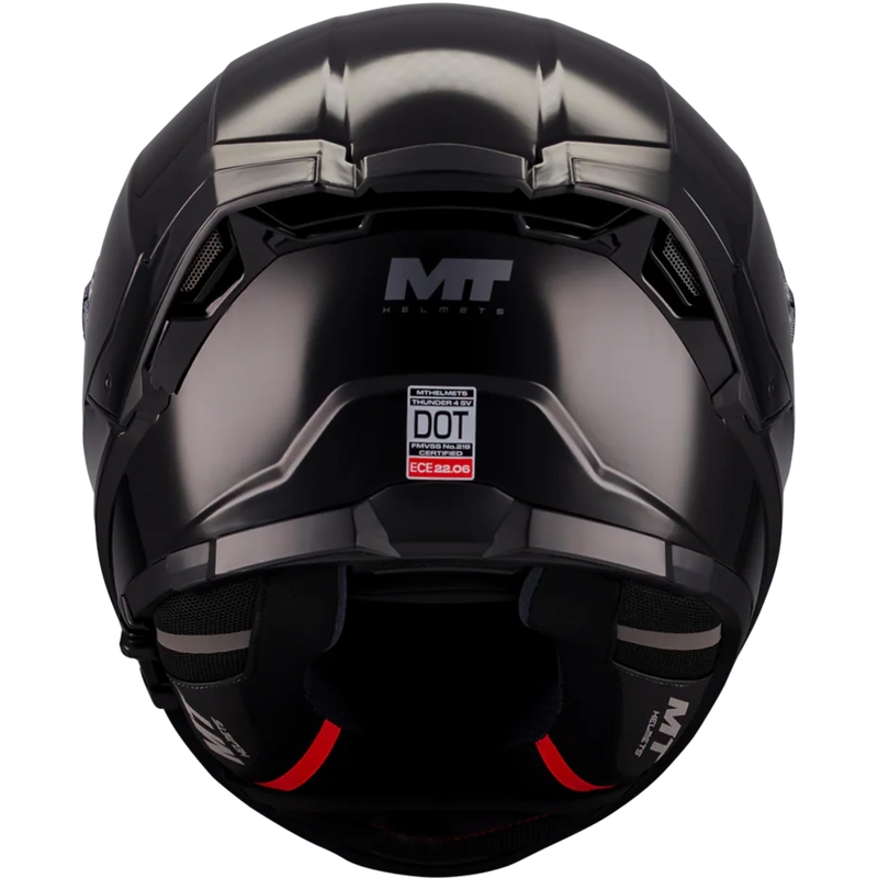 Pilna motocikla ķivere MT Thunder 4 SV Pure A1 melna
