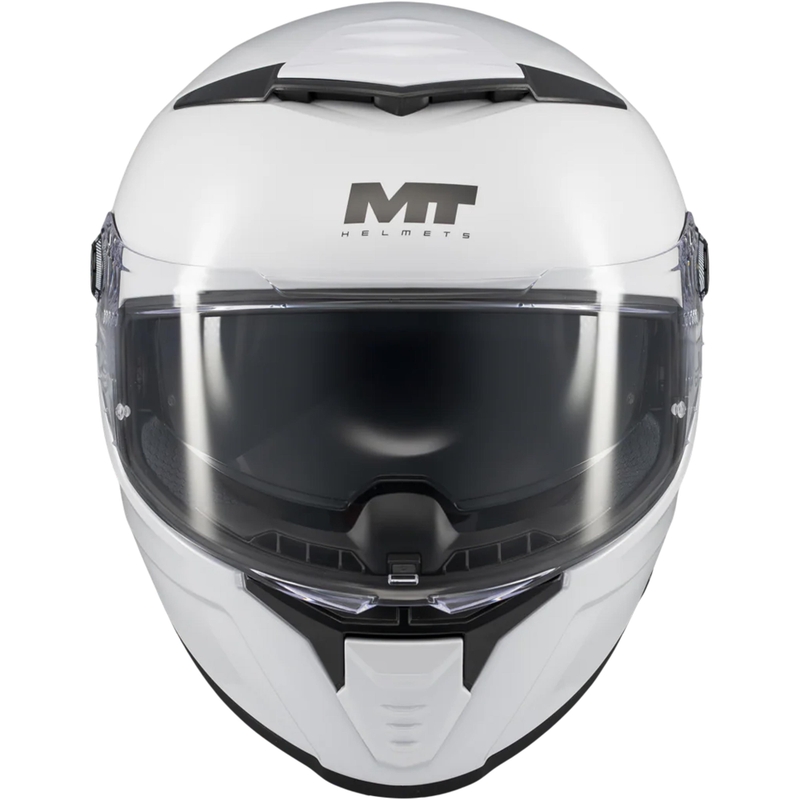 Pilna izmēra motocikla ķivere MT Thunder 4 SV Pure A0 balta