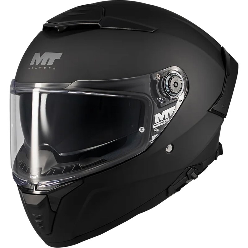 Pilna izmēra motocikla ķivere MT Thunder 4 SV Pure A1 matēta melna