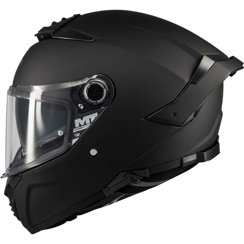 Pilna izmēra motocikla ķivere MT Thunder 4 SV Pure A1 matēta melna