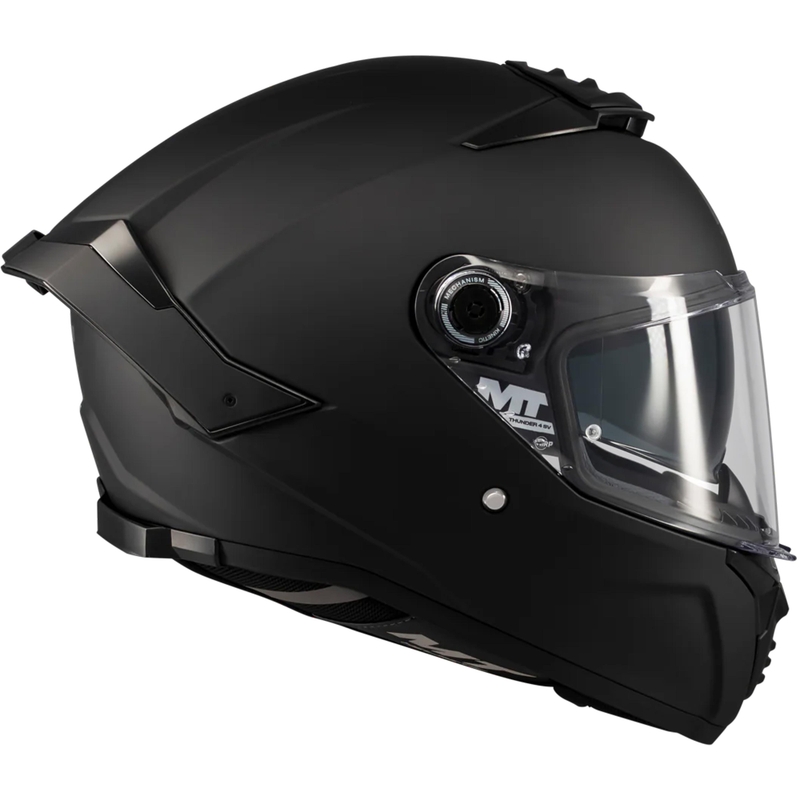 Pilna izmēra motocikla ķivere MT Thunder 4 SV Pure A1 matēta melna