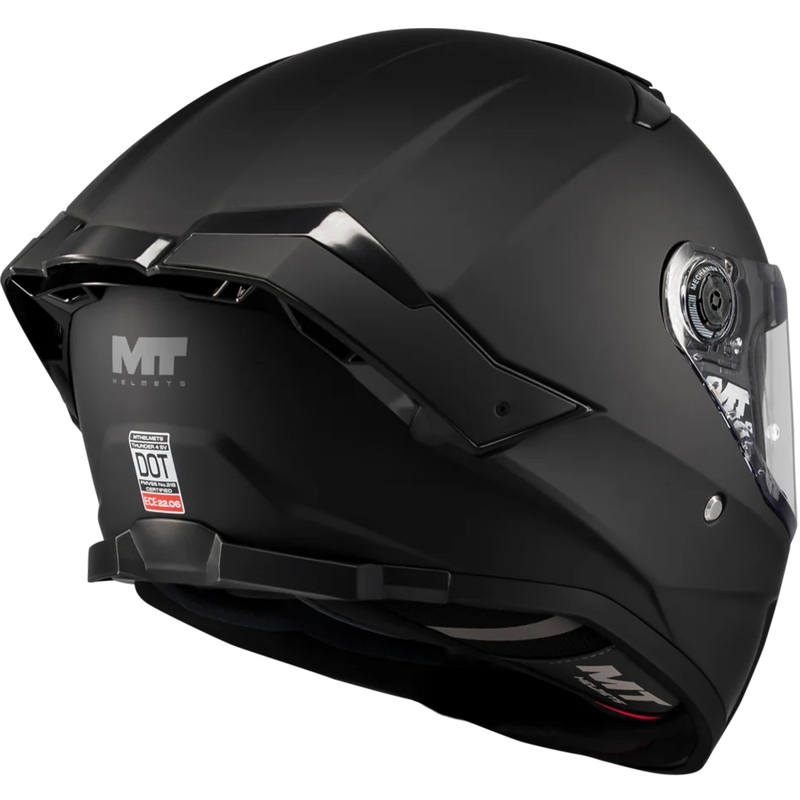 Pilna izmēra motocikla ķivere MT Thunder 4 SV Pure A1 matēta melna