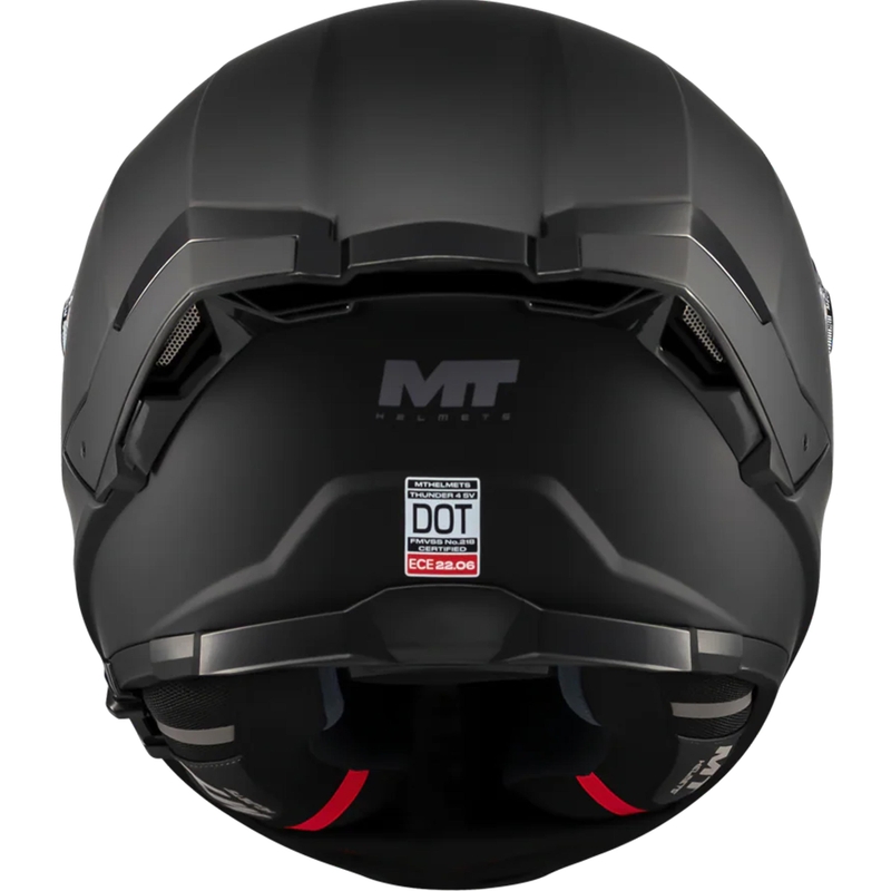 Pilna izmēra motocikla ķivere MT Thunder 4 SV Pure A1 matēta melna