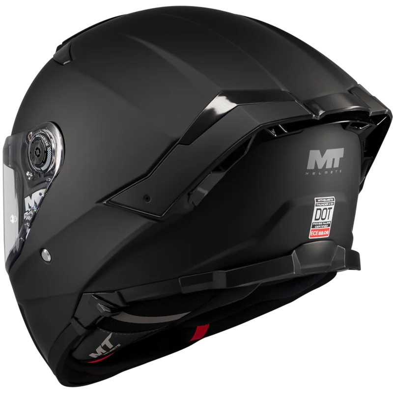 Pilna izmēra motocikla ķivere MT Thunder 4 SV Pure A1 matēta melna