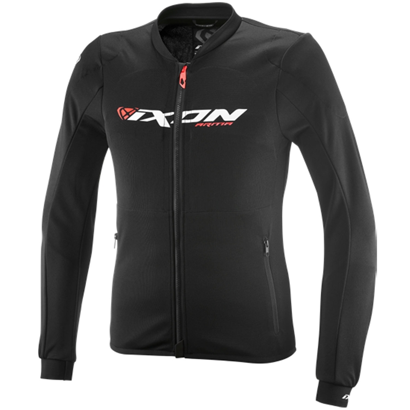 IXON Arma motocikla sporta krekls melns-balts-fluorescējošs sarkans