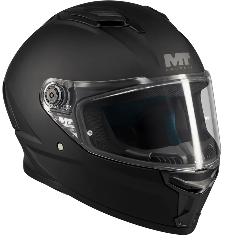 Pilna motocikla ķivere MT Stinger 2 Pure A1 matēta melna