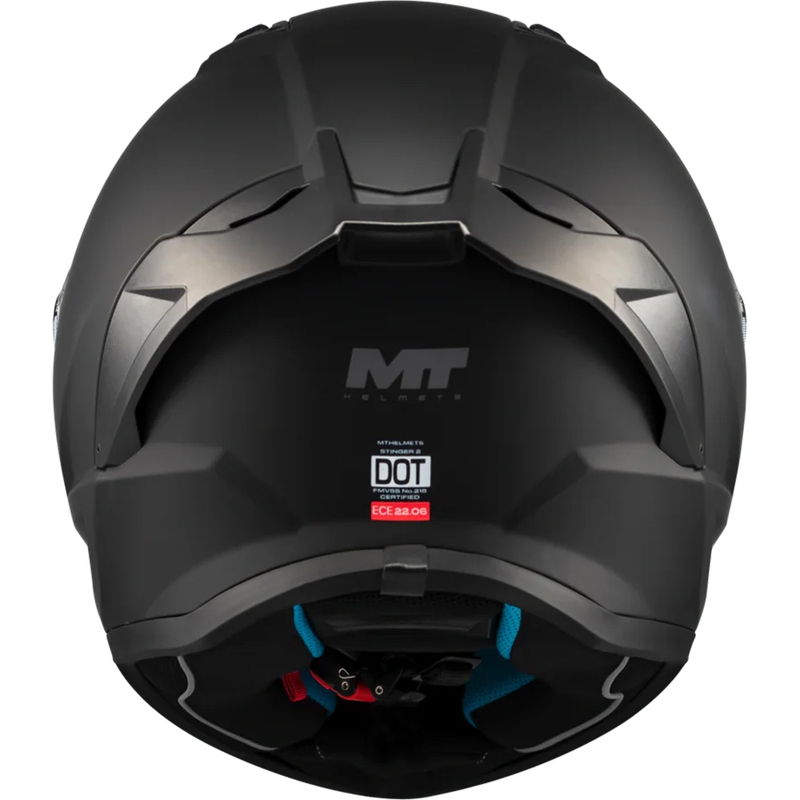 Pilna motocikla ķivere MT Stinger 2 Pure A1 matēta melna
