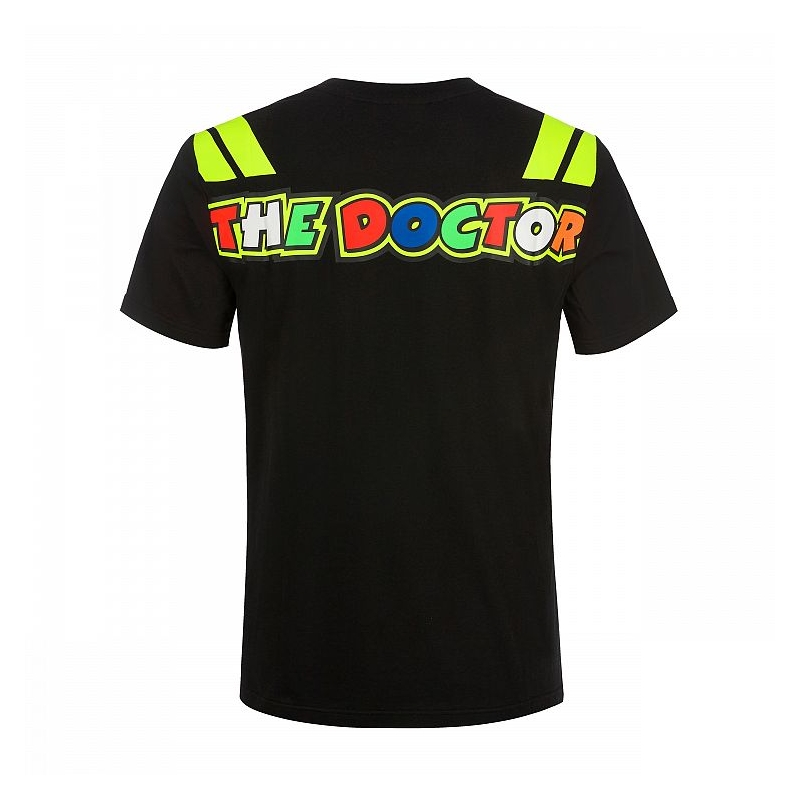 Triko VR46 Valentino Rossi 46 THE DOCTOR černé