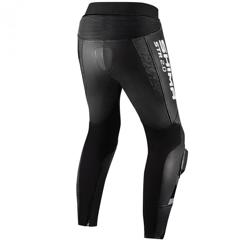 Shima STR 2.0 motocikla bikses melni pelēkas