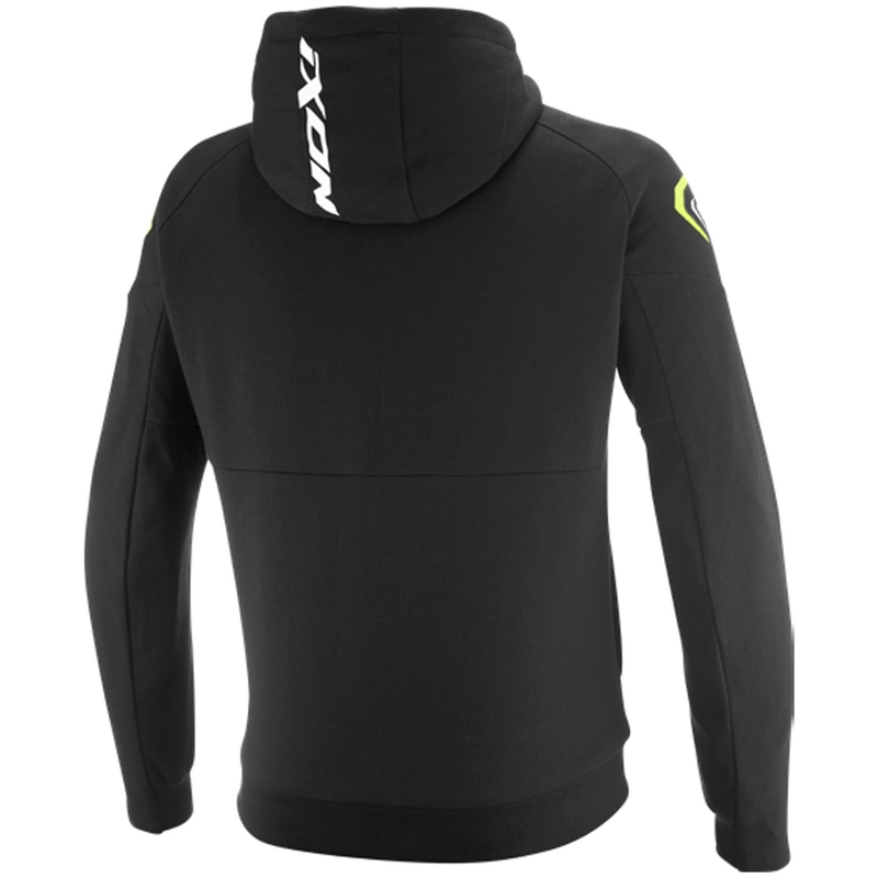 IXON Touchdown Ultra motocikla sporta krekls melns-balts-fluorescēti dzeltens