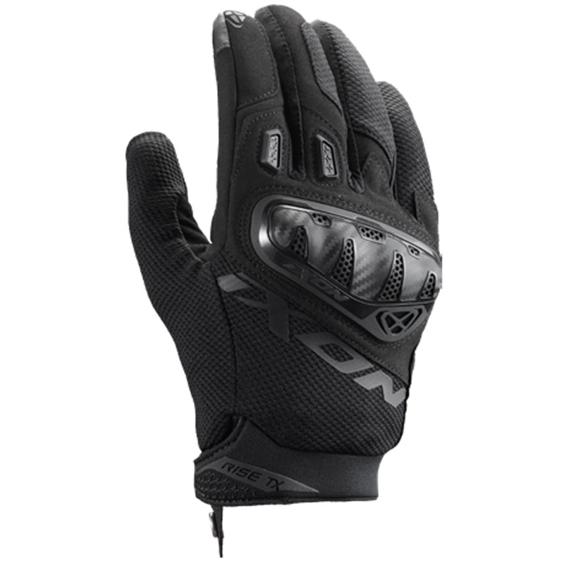 IXON Rise TX motocikla cimdi melni