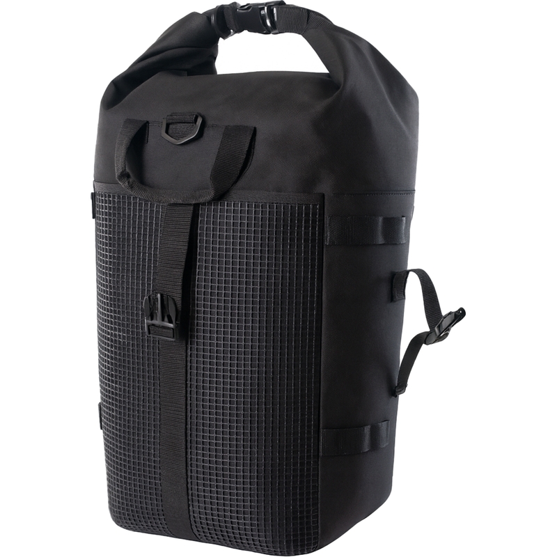 Ūdensizturīga motocikla soma MotoZem DryBag melna 27,5 l