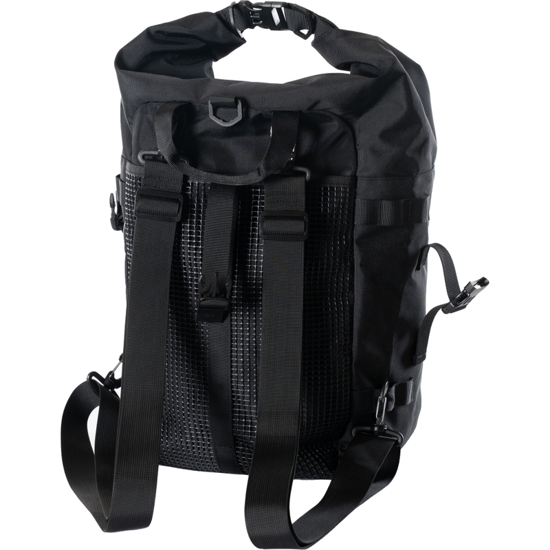 Ūdensizturīga motocikla soma MotoZem DryBag melna 27,5 l