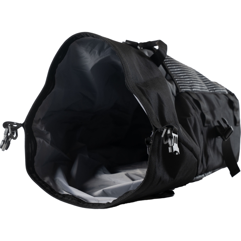 Ūdensizturīga motocikla soma MotoZem DryBag melna 27,5 l