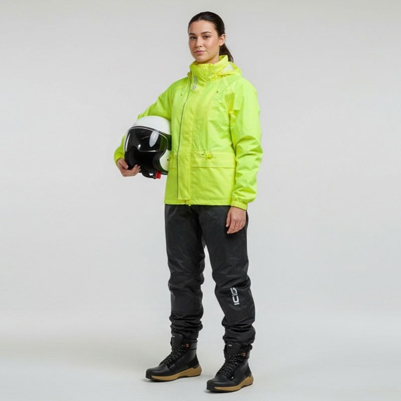 Motocikla lietusmētelis SiDi Tempora fluo dzeltenmelns