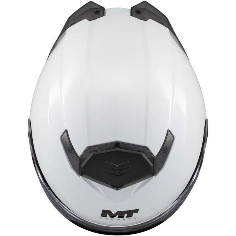 Atverama motocikla ķivere MT Atom 2 SV Pure A0 balta