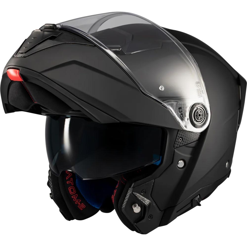 Atverama motocikla ķivere MT Atom 2 SV Pure A1 matēti melna