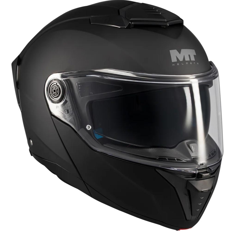 Atverama motocikla ķivere MT Atom 2 SV Pure A1 matēti melna