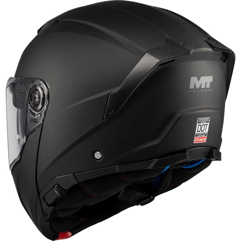 Atverama motocikla ķivere MT Atom 2 SV Pure A1 matēti melna