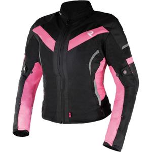 Sieviešu Street Racer Betty II Air Black and Pink motocikla jaka