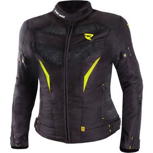 Sieviešu motocikla jaka Street Racer Rose Black-Fluo Yellow