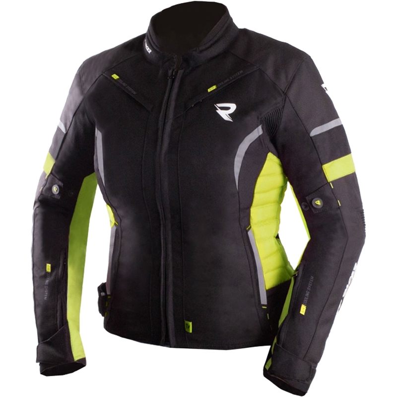 Sieviešu motocikla jaka Street Racer Betty II black-fluo yellow