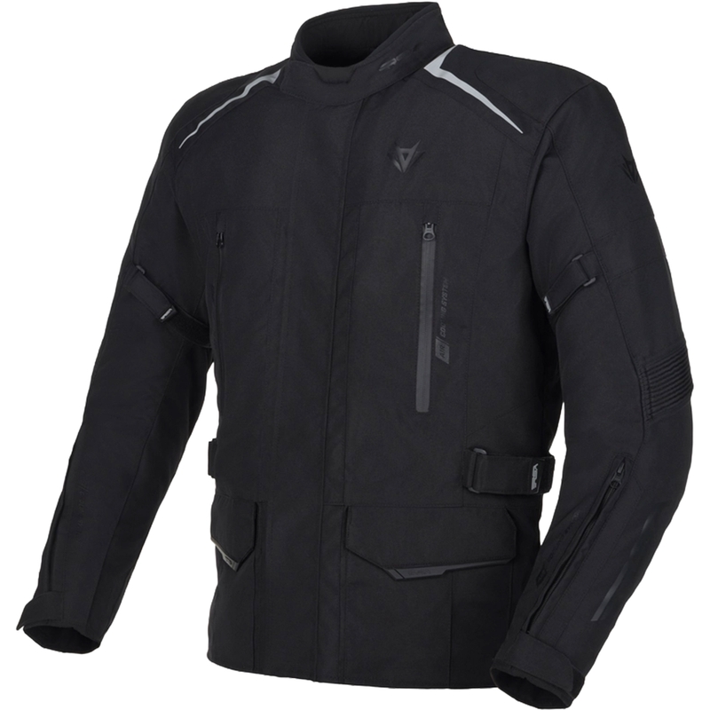 Motocikla jaka RSA EXO 2 melna