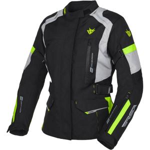 Sieviešu motocikla jaka RSA EXO 2 black-grey-fluo yellow