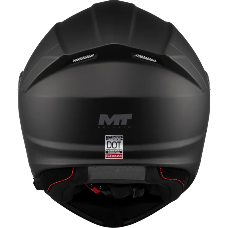 Atverama motocikla ķivere MT Genesis SV Pure A1 matēti melna