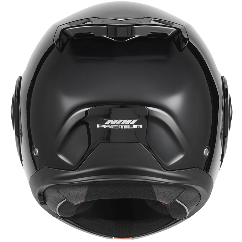 NOX PREMIUM Spinner atveramā motocikla ķivere, melna