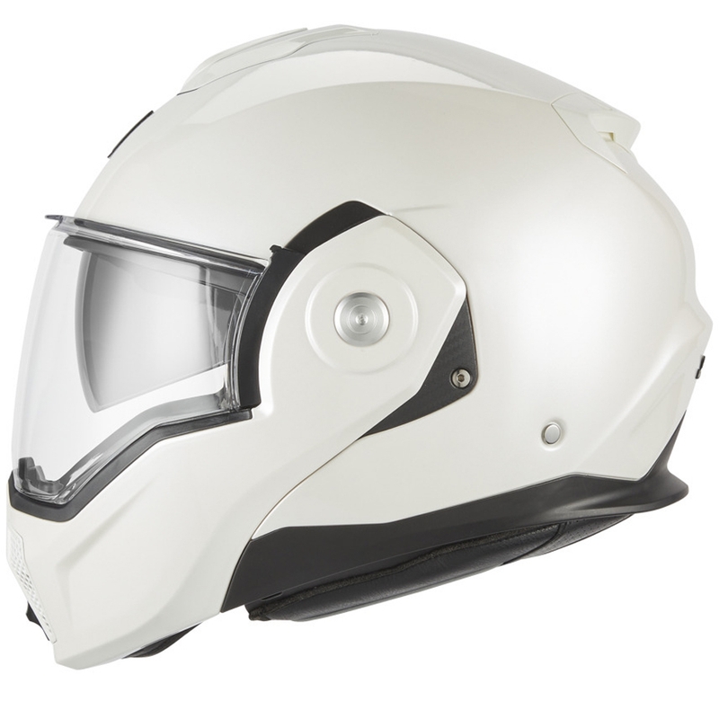 Atverama motocikla ķivere NOX PREMIUM Spinner balta