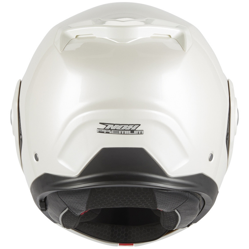 Atverama motocikla ķivere NOX PREMIUM Spinner balta