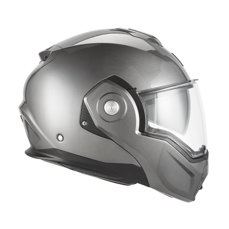 NOX PREMIUM Spinner atveramā motocikla ķivere, matēta titāna krāsa