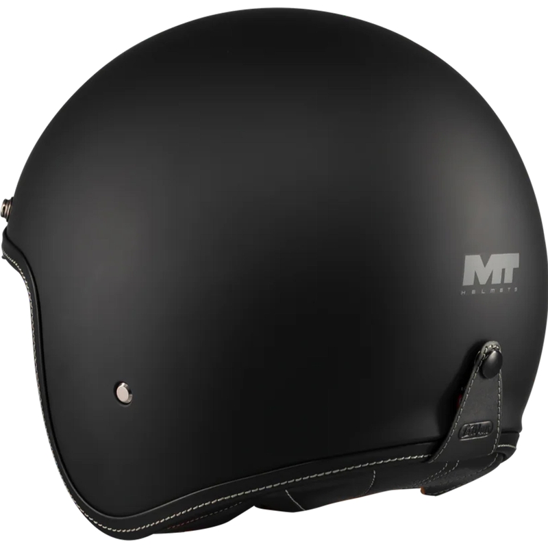 Atvērtā motocikla ķivere MT Lemans 2 SV S Pure A1 matēta melna