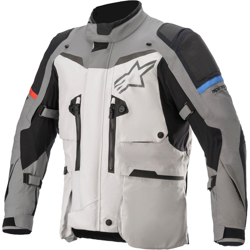 Alpinestars Boulder Gore-Tex tumši gaiši pelēka motocikla jaka