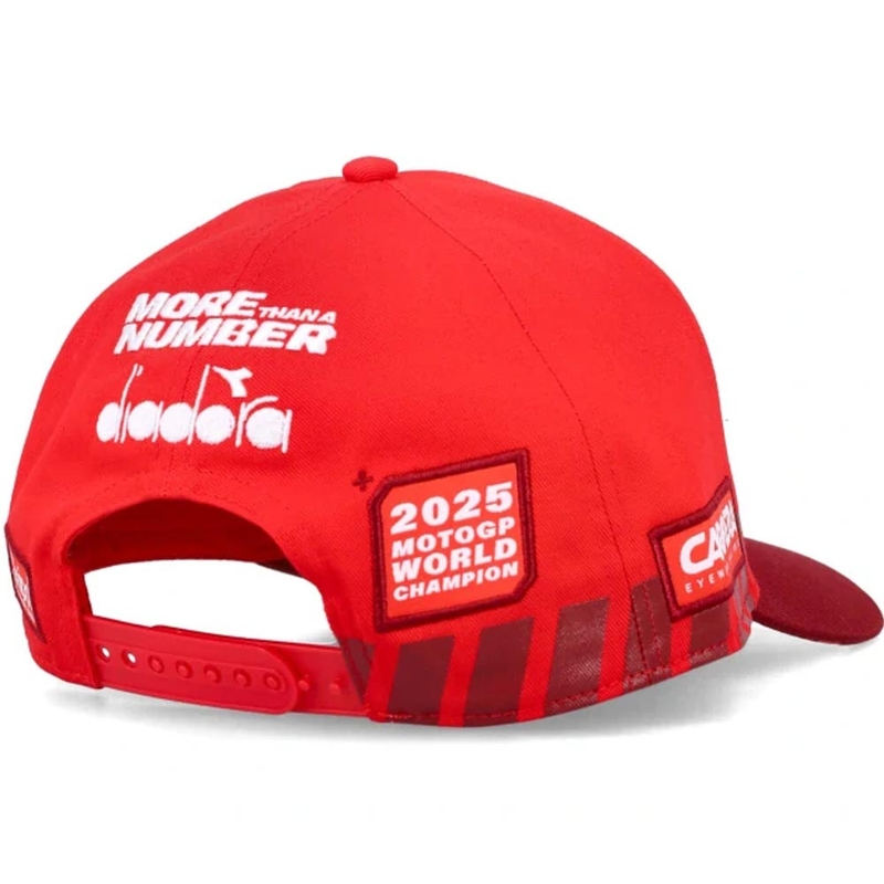Ducati Marc Marquez 93 Midvisor pasaules čempionāta cepure, sarkana