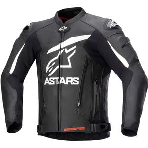 Alpinestars GP PLUS 4 melnā un baltā motocikla jaka