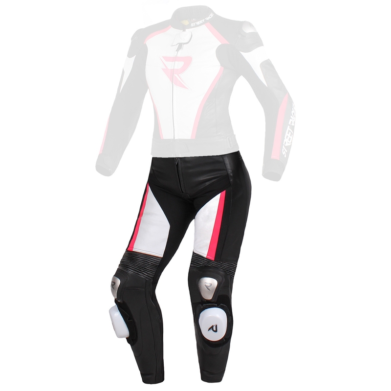 Dámské kalhoty Street Racer Kiara černo-bílo-fluo růžové výprodej