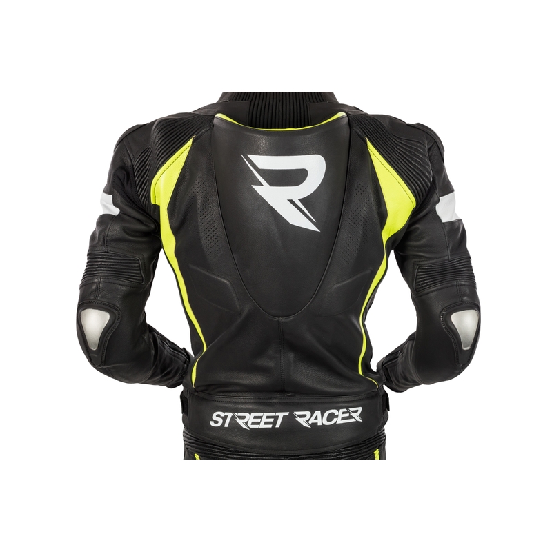 Pánská bunda Street Racer Fasttrack černo-bílo-fluo žlutá výprodej