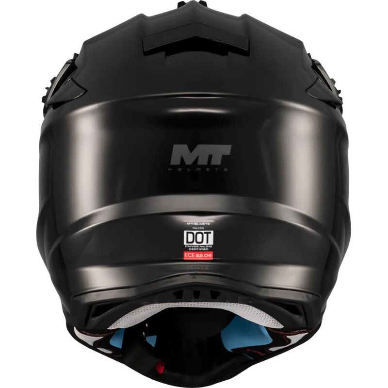 Motokrosa ķivere MT Falcon S Pure A1 matēta melna