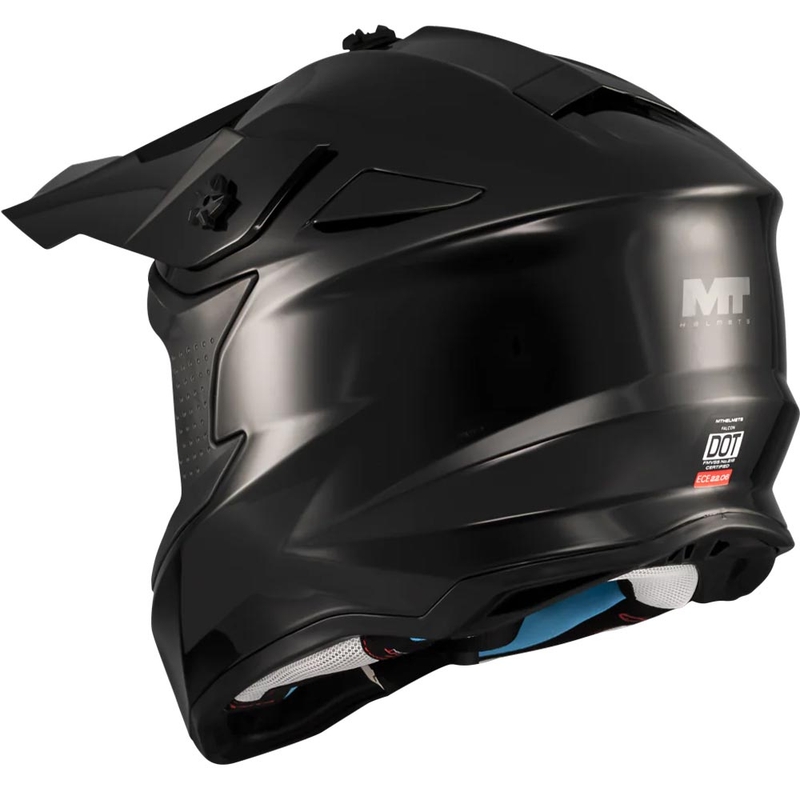 Motokrosa ķivere MT Falcon S Pure A1 matēta melna