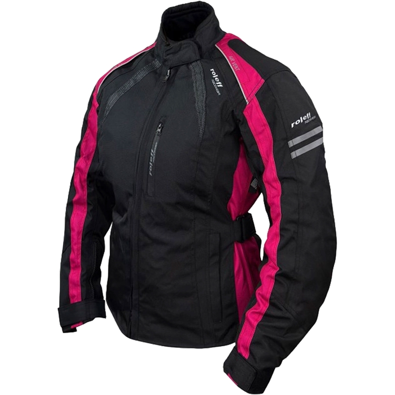 Roleff Venedig Black and Pink motocikla jaka sievietēm