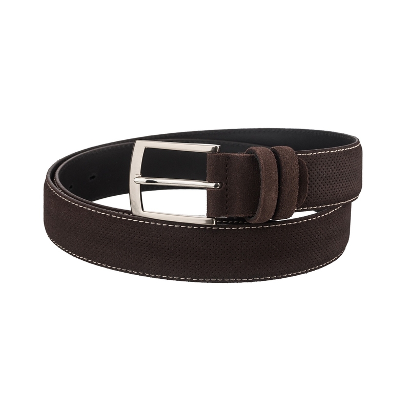 Kožený opasek RSA Denim hnědý