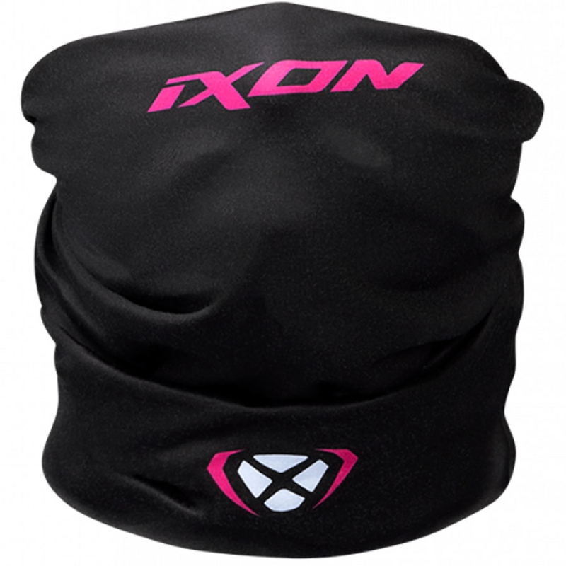Daudzfunkcionāla motocikla šalle IXON Void melna-balta-rozā