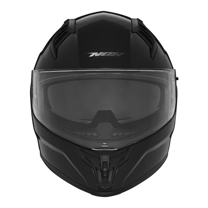 Pilna sejas motocikla ķivere NOX N401 melna - II. kvalitāte