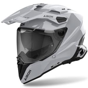 Enduro ķivere Airoh Commander 2 Spīdīgi pelēka krāsa